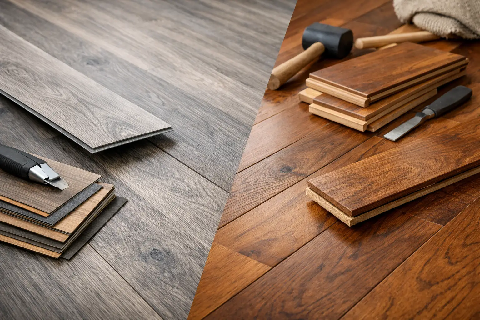 Vinyl Plank Versus Hardwood Flooring Compared