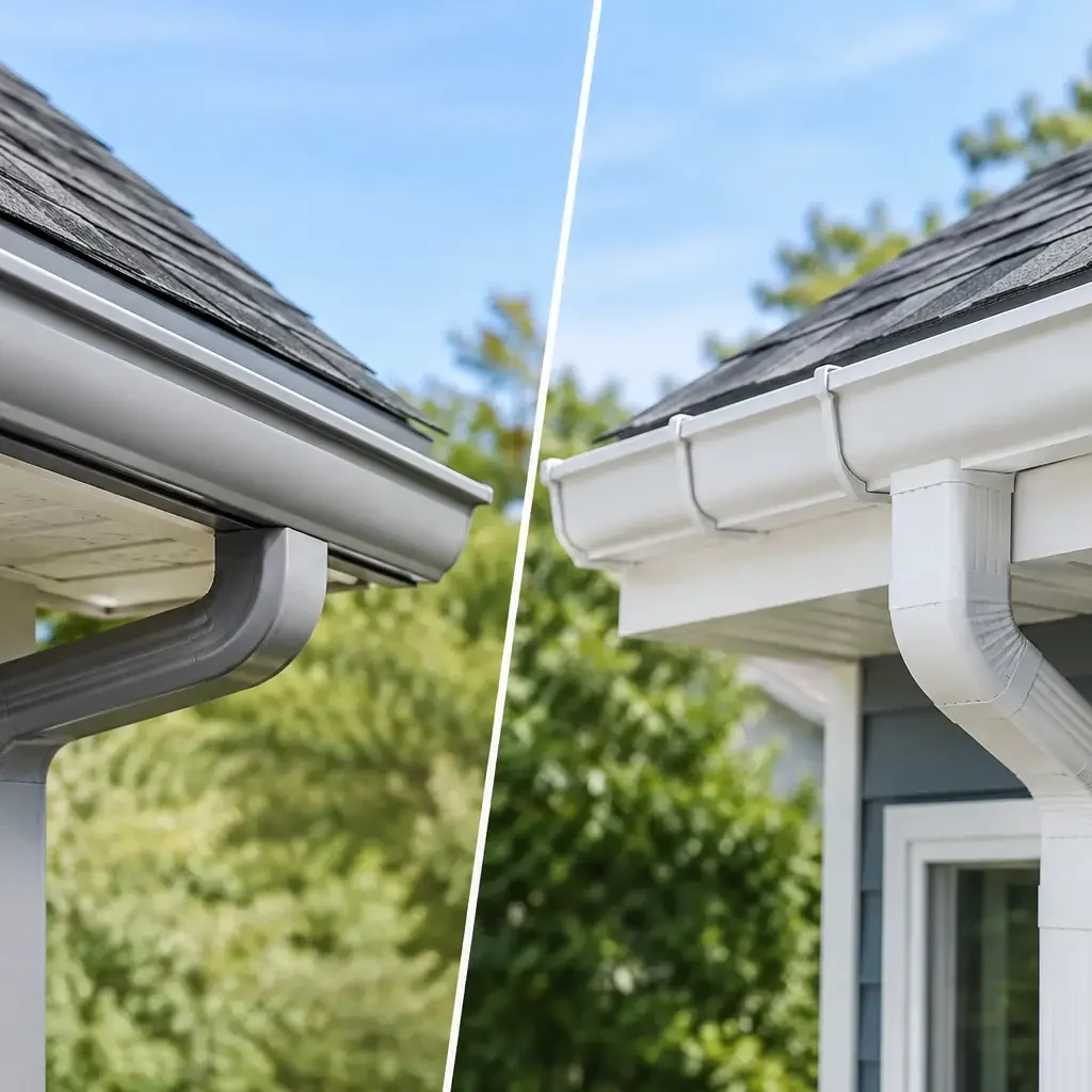 Seamless Gutters vs Sectional Gutters Compared